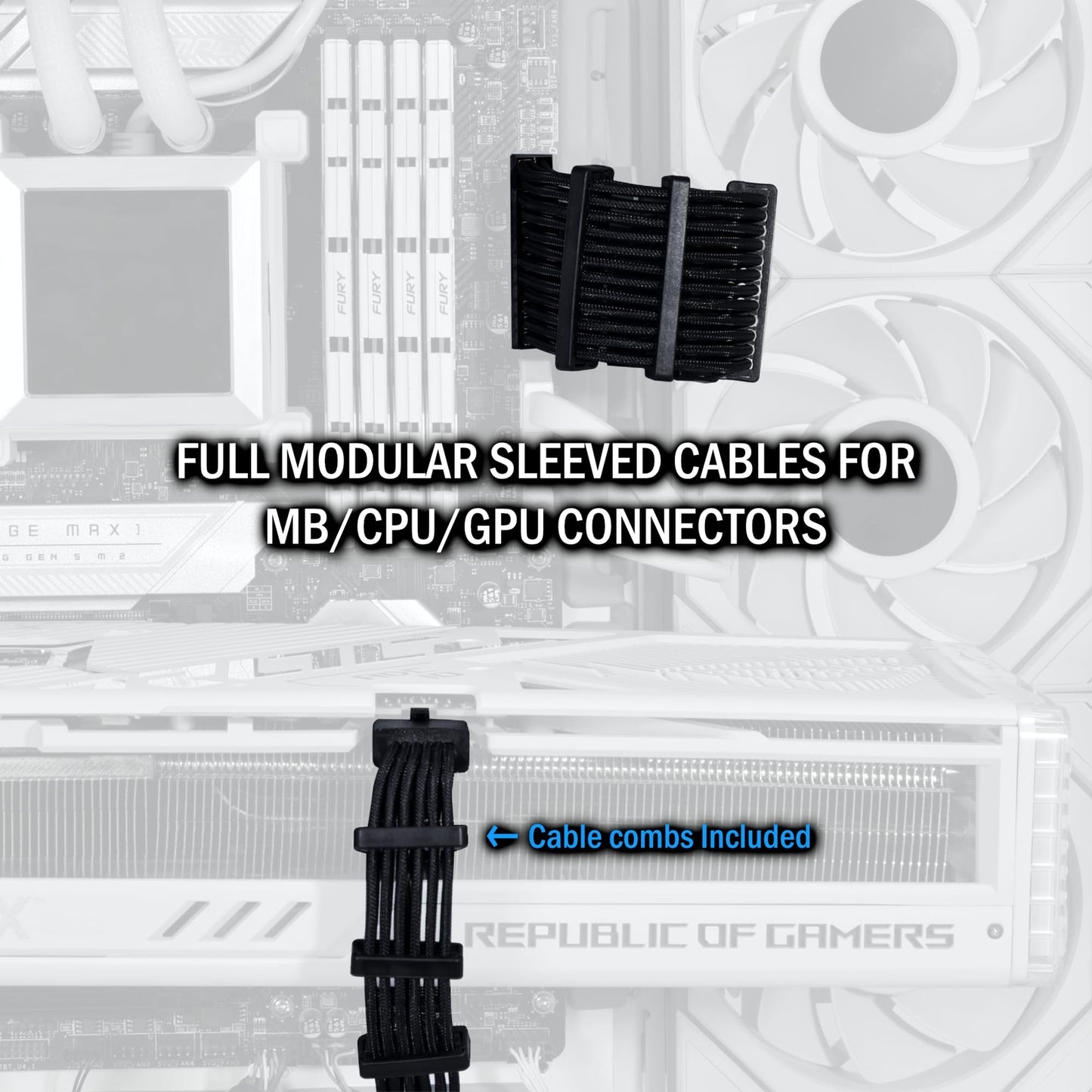Lian Li Edge Series-1300W Full Modular Power Supply-80 PLUS Platinum-ATX 3.0, 3.