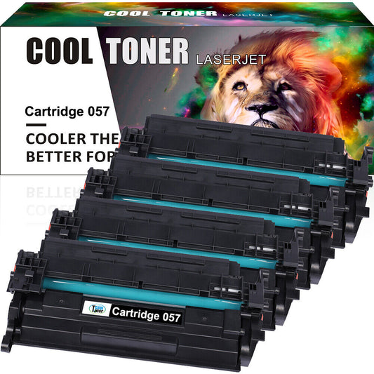 4PK CRG-057 Toner Compatible With Canon 057 ImageCLASS LBP226dw MF448dw MF449dw