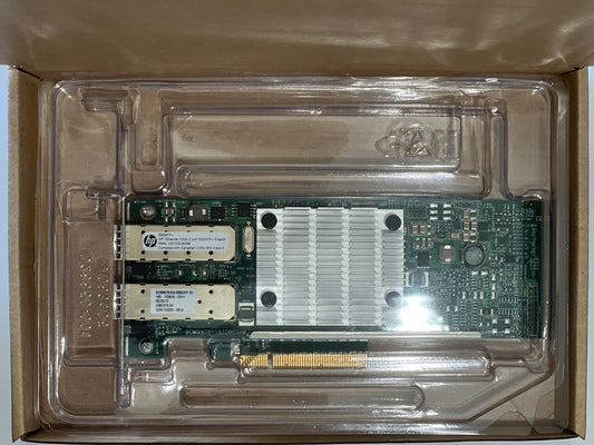HP Ethernet Dual-Port 10GbE 530SFP+ PCIe x8 Network Adapter Card P/N: 656244-001