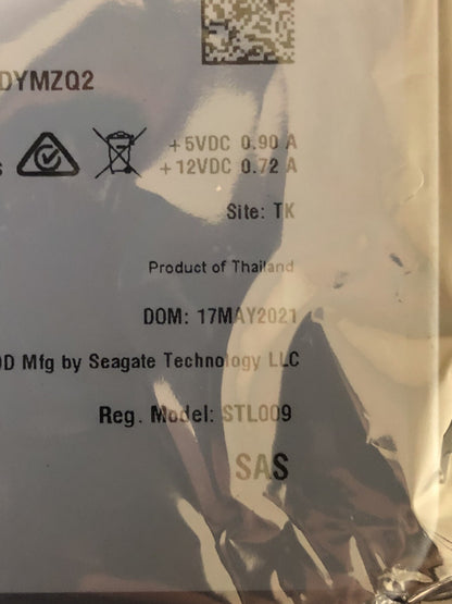 Seagate Hard Drive Exos 16TB 7200RPM 256MB SAS SAS3 12Gb/s 3.5 ST16000NM002G HDD (NOT FOR HOME PC)