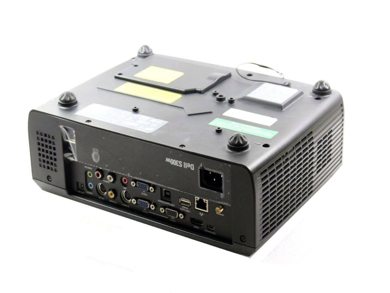 Dell S300w DLP Projector 2200 ANSI Short-Throw Gaming HDMI 1080p No lamp T4C55