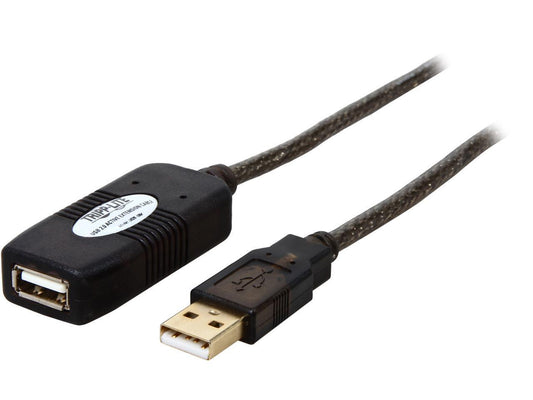 Tripp Lite U026-10M Gray USB2.0 A/A Hi-Speed Active Extension / Repeater Cable