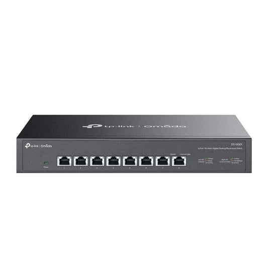 TP-Link DS1008X | Omada 8-Port 10Gbps Gigabit Unmanaged Desktop/Rackmount Switch