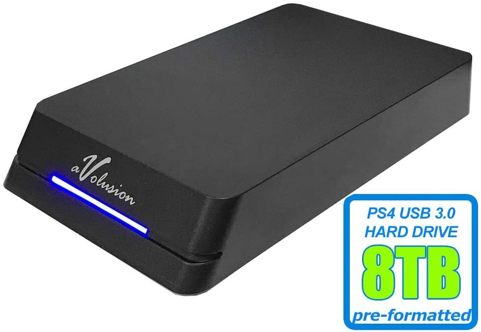 Avolusion HDDGear Pro 8TB 7200RPM 64MB USB 3.0 External Gaming PS4 Hard Drive