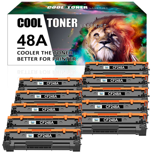 10PK Premium CF248A Toner Compatible with HP 48A Laserjet Pro M15w M16a M29w MFP