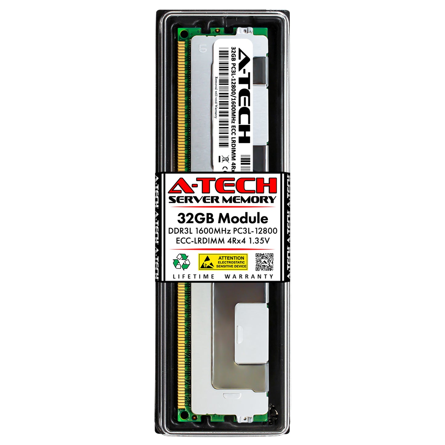 32GB DDR3 PC3-12800 LRDIMM (Hynix HMT84GL7DMR4A-PB Equivalent) Server Memory RAM