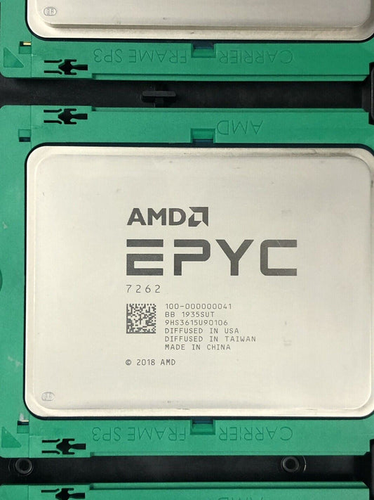 AMD EPYC 7262 8 Core 3.2GHz Socket SP3 155W Server Processor CPU OEM HPE 3.2 GHz