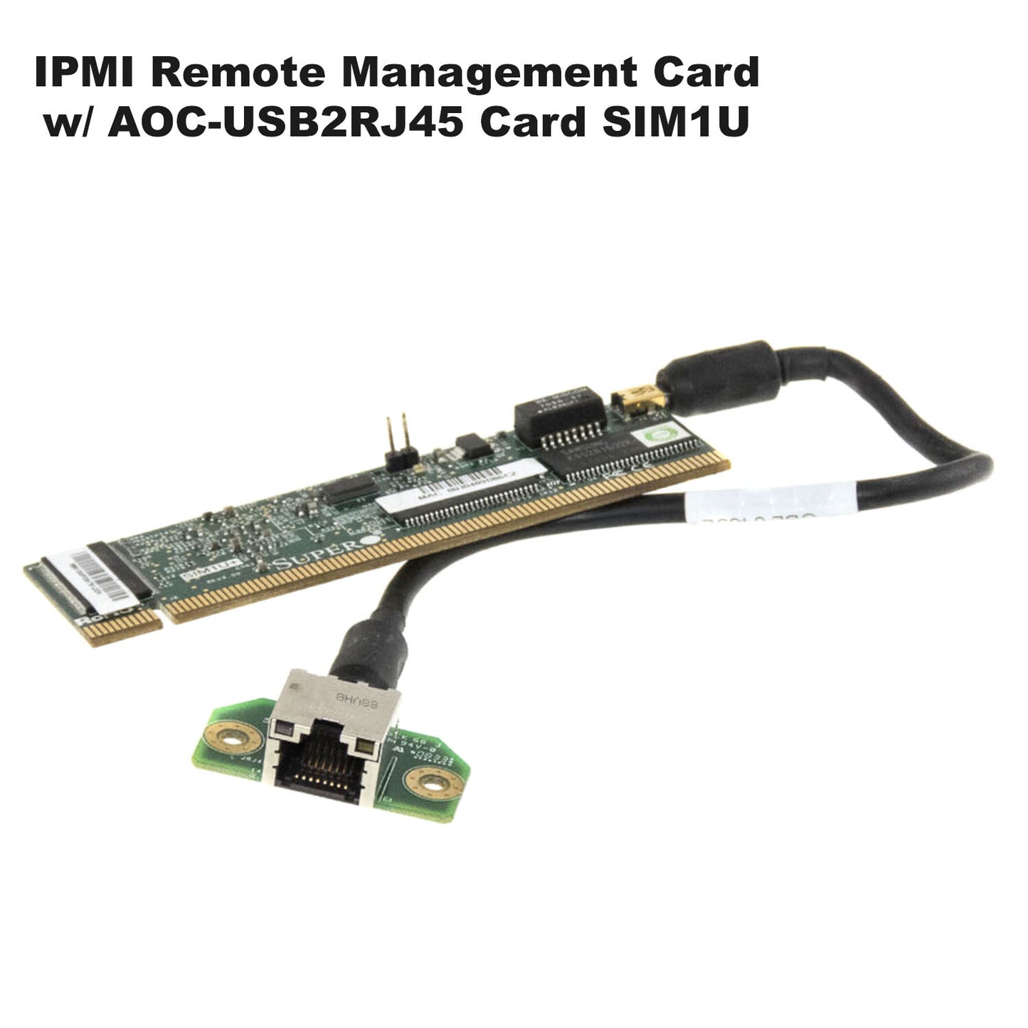 Supermicro AOC-SIM1U+ IPMI 2.0 Management Controller Add-On Card AOC-USB2RJ45
