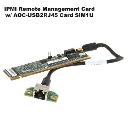 Supermicro AOC-SIM1U+ IPMI 2.0 Management Controller Add-On Card AOC-USB2RJ45