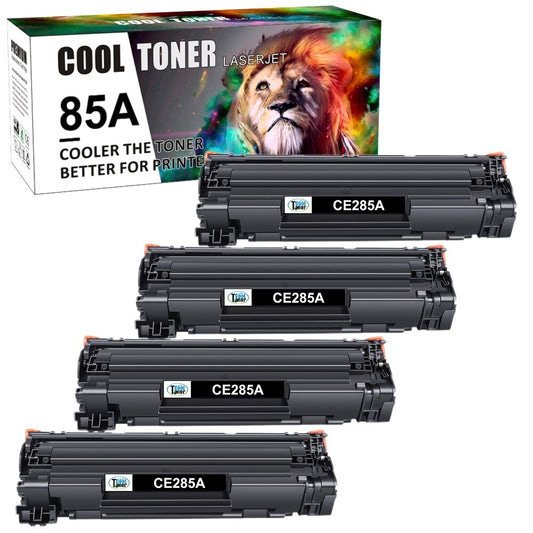 4PK CE285A 85A Black Toner Cartridge for HP LaserJet M1137 M1210 P1109w Printer