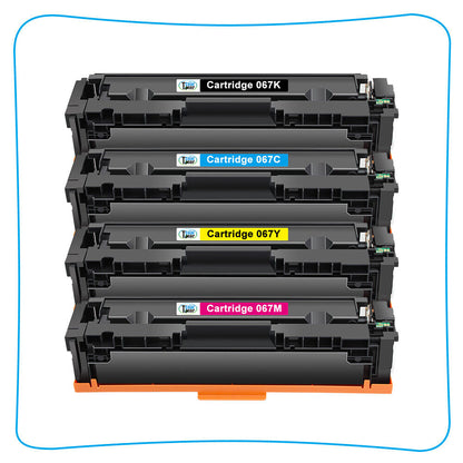 4PK Toner Cartridge Compatible With Canon 067 LBP633Cdw LBP632Cdw MF653Cdw