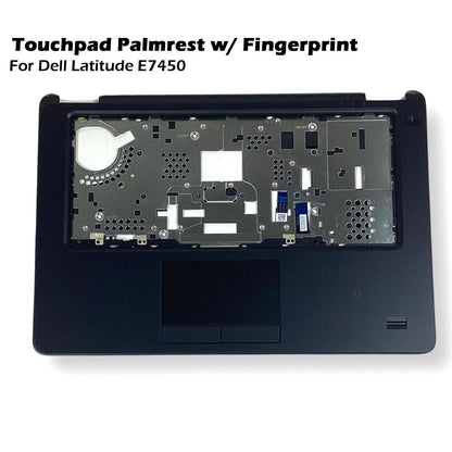 Dell OEM Latitude E7450 Palmrest Touchpad Assembly Fingerprint Reader 6568K