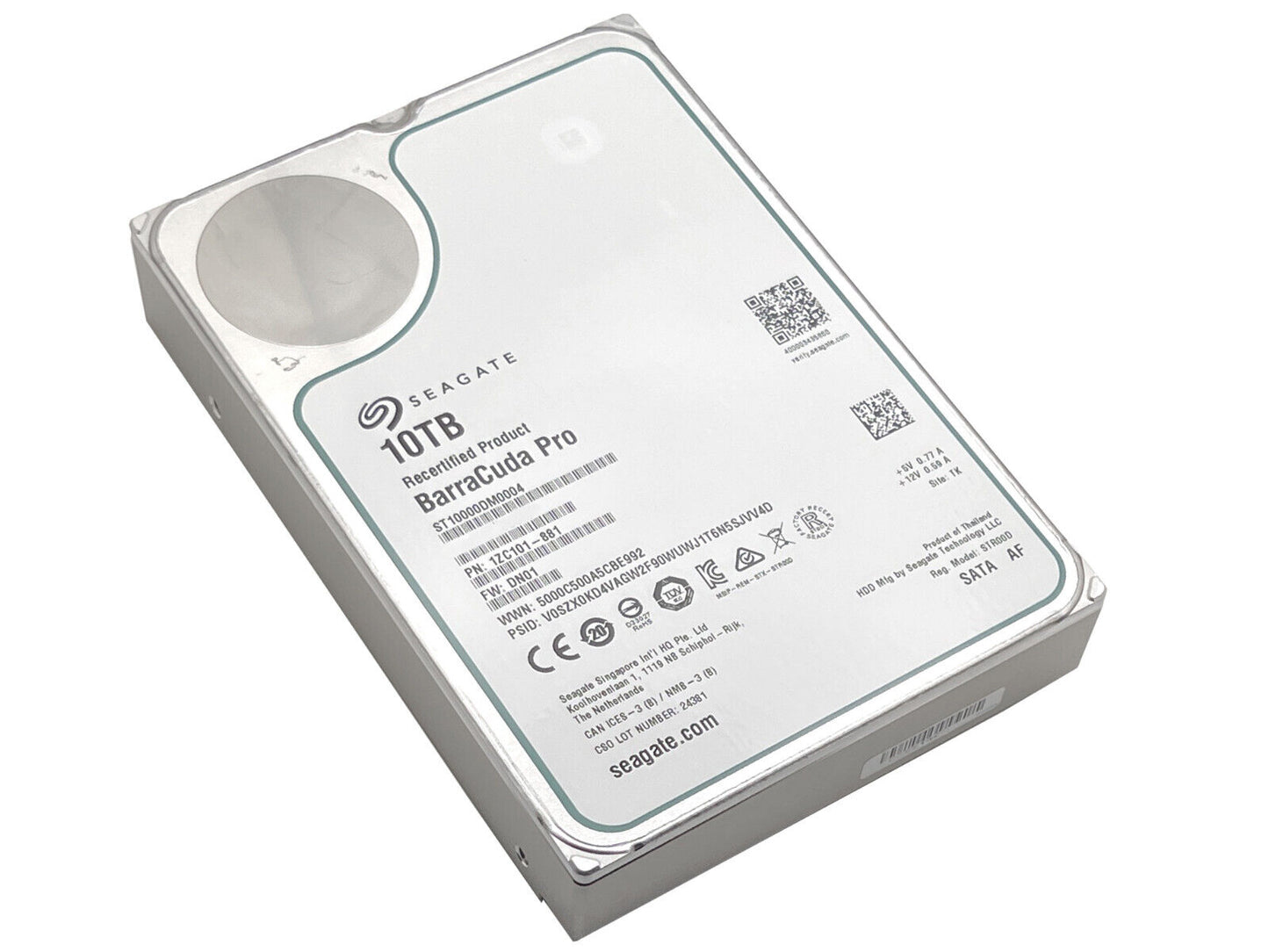 Seagate Barracuda Pro (ST10000DM0004) 10TB SATA 6Gbps 3.5" Internal Hard Drive