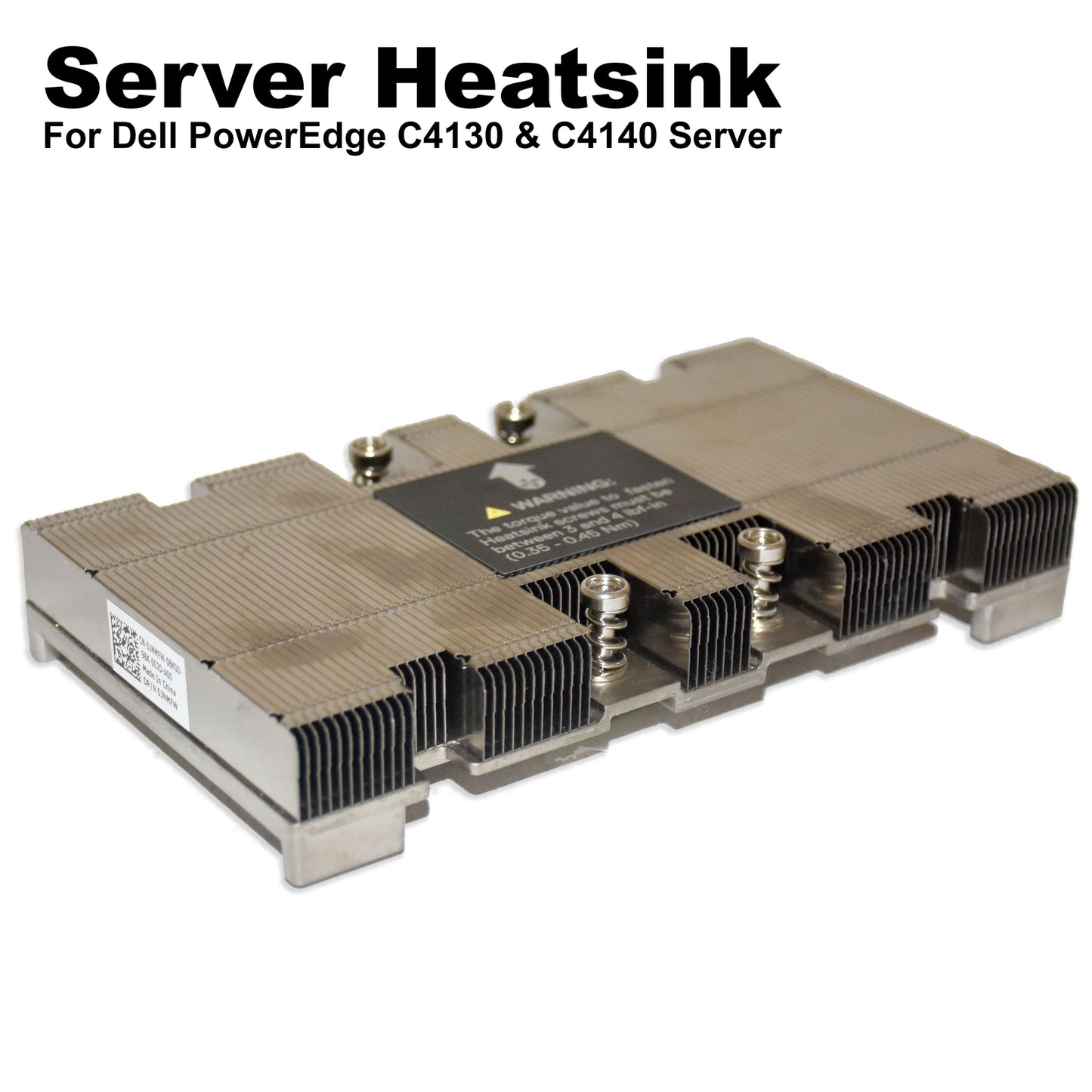 Dell PowerEdge C4130 C4140 Server SXM2 GPU Cooling Heatsink Assembly JNMFW V383C