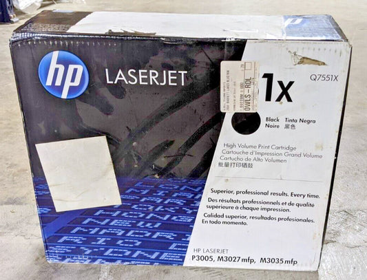 Genuine HP 51X Q7551X Black High Yield Toner 13K Page P3005 M3027 M3035 MFP NEW