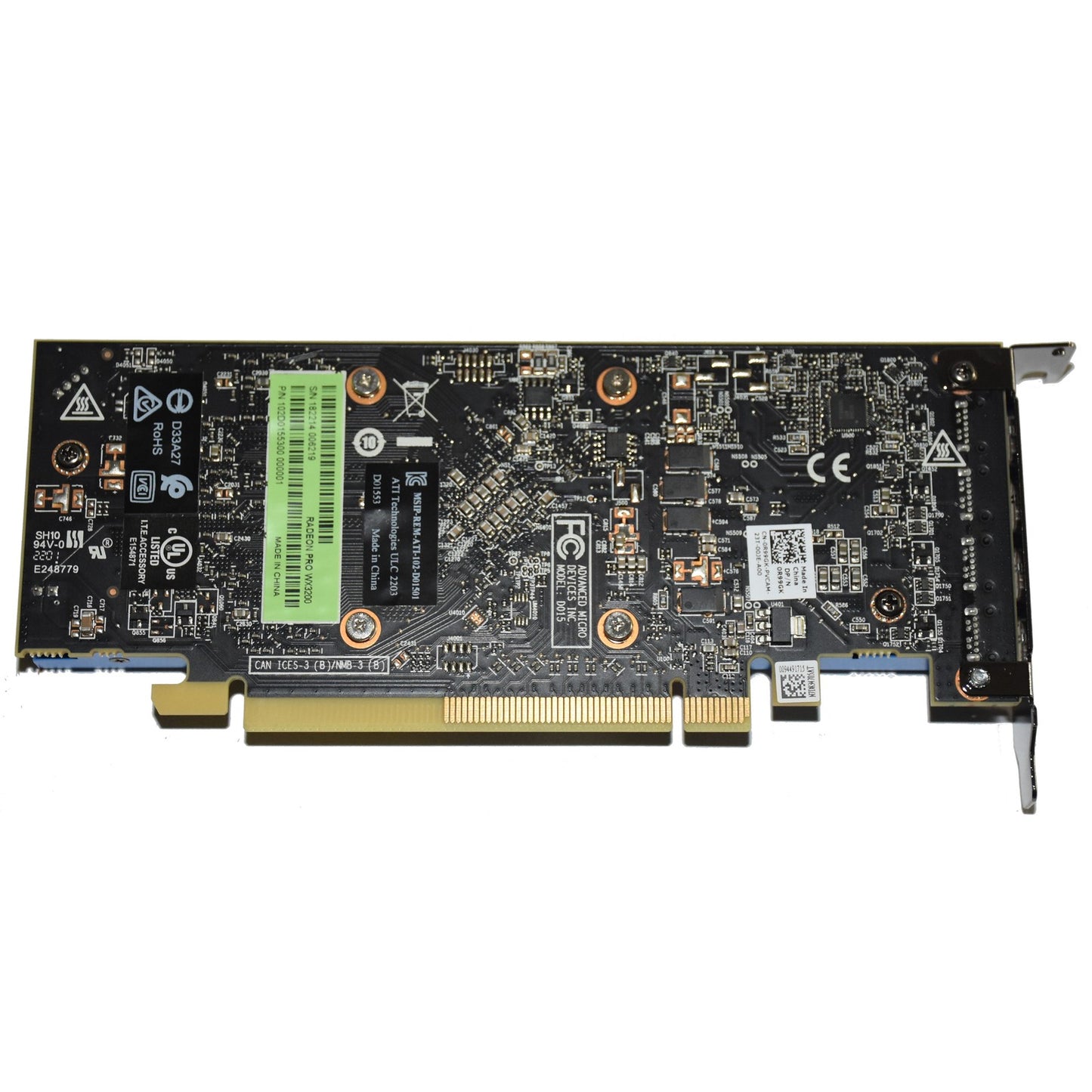 Dell AMD RADEON Pro WX 3200 4GB GDDR5 PCI Express 3.0 x16 Graphic Card R99GK