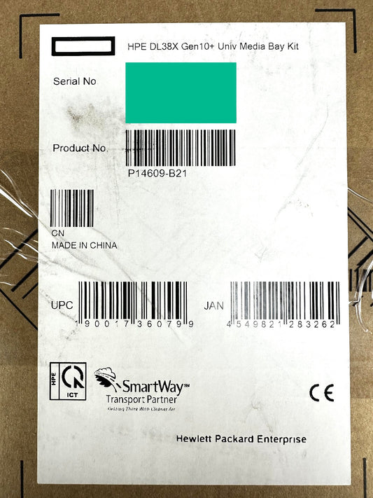 HPE P14609-B21 DL380 DL385 DL38X Gen10 Plus Universal Media Bay Kit