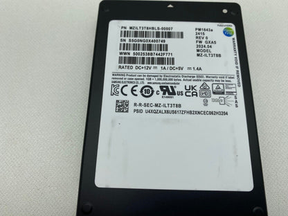 Samsung PM1643A 3.84TB, 2.5 inch Internal SSD - MZILT3T8HBLS-00007