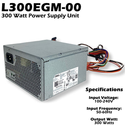 Genuine Dell Precision 3630 Tower 300W Power Supply Unit L300EGM-00 0TG7YF TG7YF