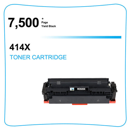 2 x Compatible with HP 414X W2020X Toner MFP M479fdw M454dw M454dn No Chip