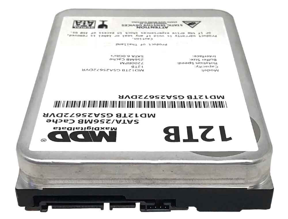 MDD 12TB 7200RPM 256MB Cache 3.5inch SATA 6Gb/s Internal Surveillance Hard Drive