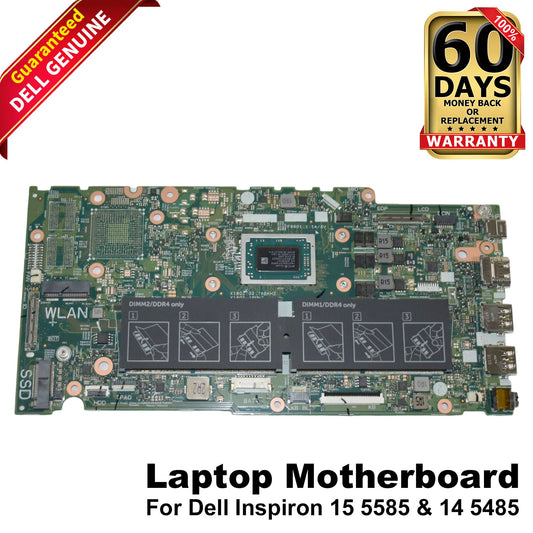 Dell Inspiron 15 5585 Motherboard AMD Ryzen 7 3700U 2.3GHz Quad Core MNN1K