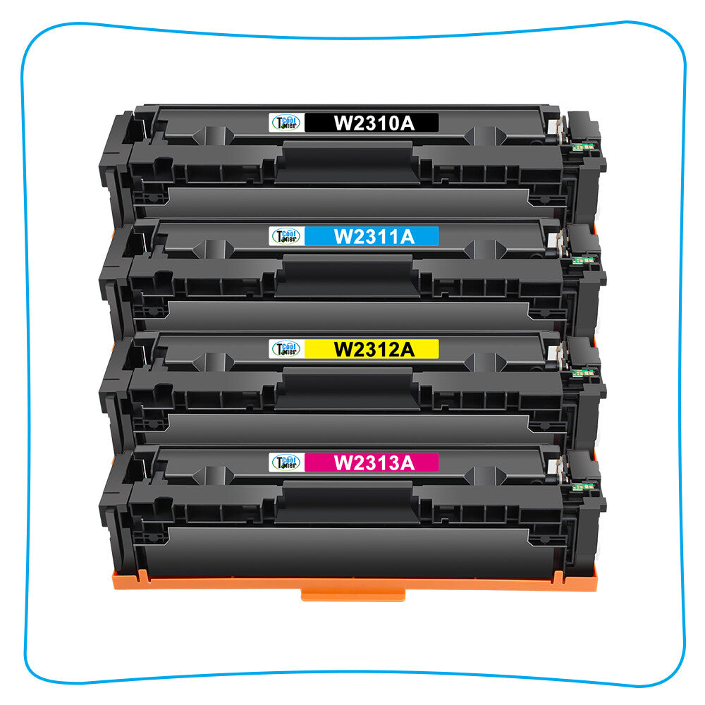 [With Chip]4 x Toner W2310A Compatible with HP 215A Pro M155 MFP M182nw M183fw