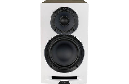 Elac UBR62-W 6-1/2? Uni-Fi Reference Bookshelf Speakers - White with Oak (Pair)