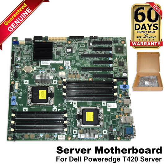 Dell PowerEdge T420 Motherboard E5-2400 Socket LGA1356 DDR3 Matrox G200 RCGCR