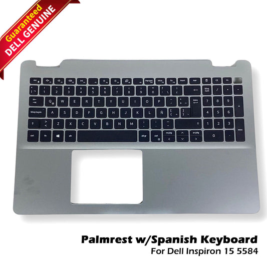 New Dell Inspiron 15 5584 Laptop Palmrest Spanish Keyboard Assembly HOI09 DHGHK