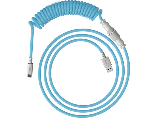HyperX USB-C Coiled Cable Light Blue-White
