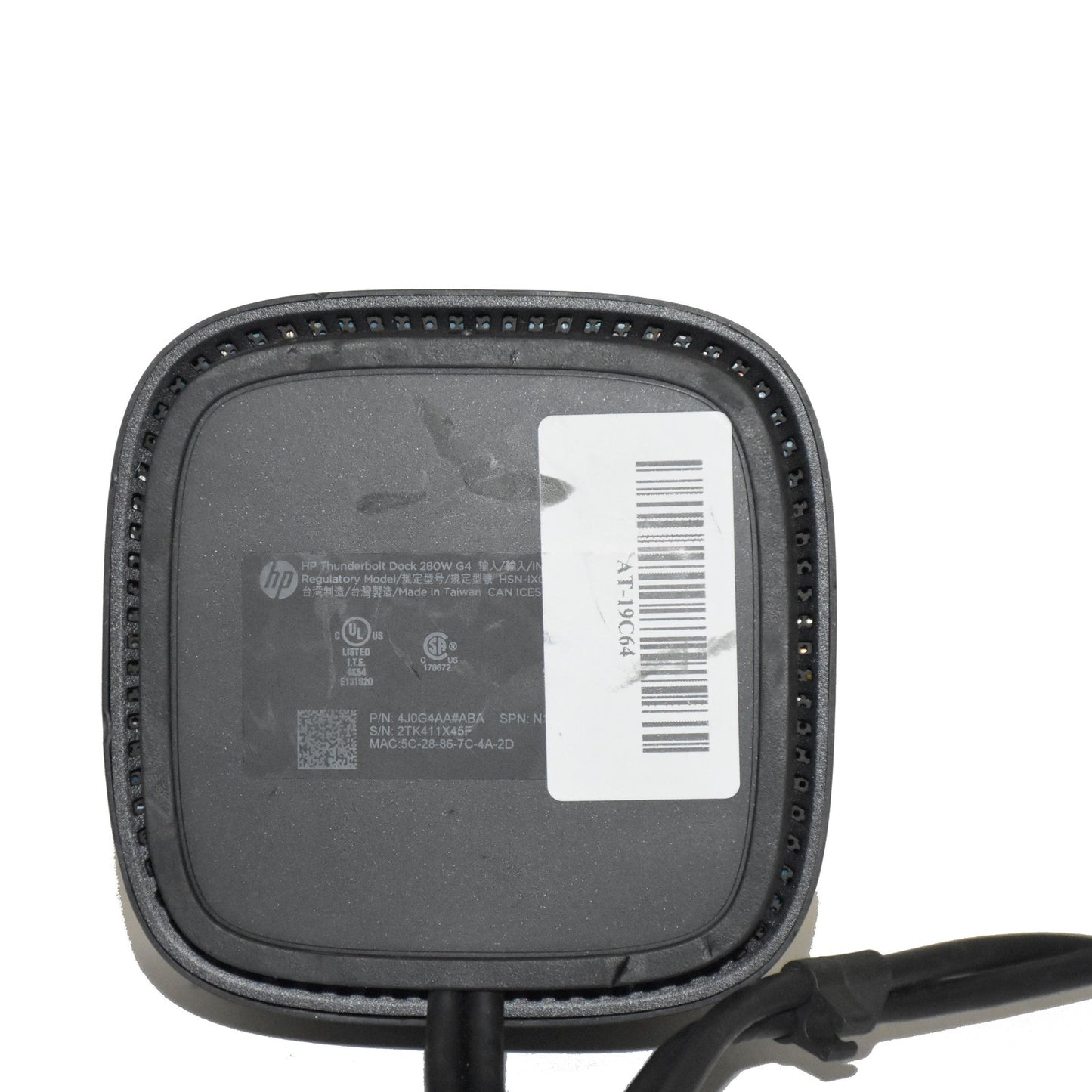 HP ZBook EliteBook Thunderbolt Dock 280W G4 USB-C G4 Docking Station HSN-IX03