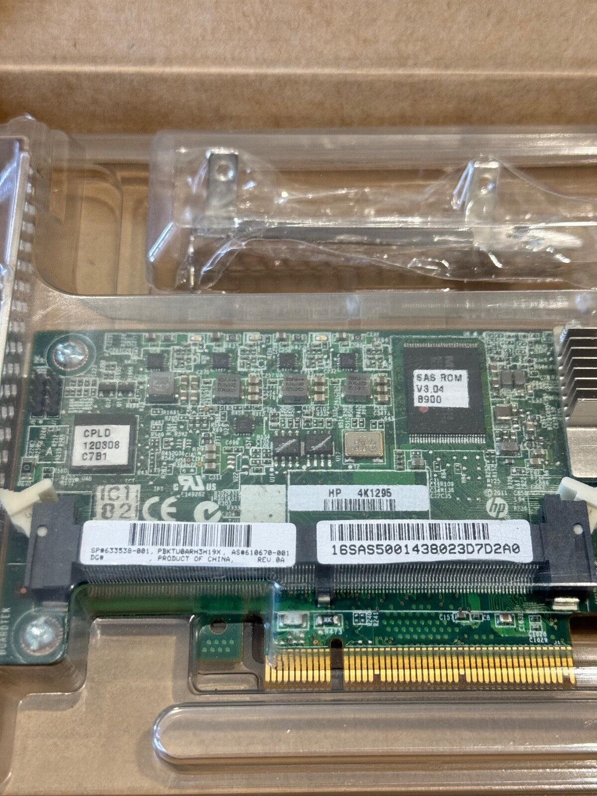 HP Smart Array 633542-001 P420 SAS RAID Controller w/out Cache Both Brackets (NOT FOR HOME PC)