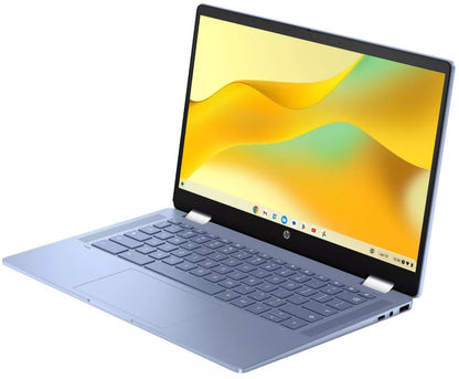 New HP Chromebook 14" 2-in-1 HD Touch Core N200 4GB 128GB UFS Webcam Chrome OS