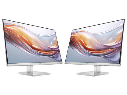 Dual HP Series 5 23.8 inch FHD Height Adjust Monitor Bundle 23.8" FHD (1920 x