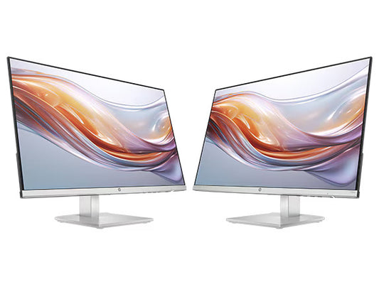 Dual HP Series 5 23.8 inch FHD Height Adjust Monitor Bundle 23.8" FHD (1920 x