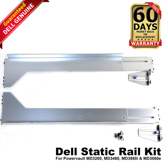 Dell Powervault MD3260 MD3460 MD3860i MD3060e Static Rail Kit FNKJY