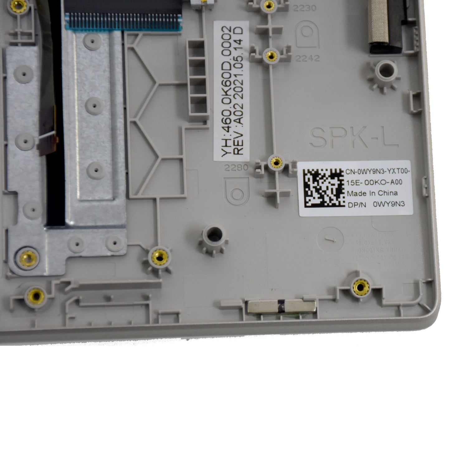 Dell Inspiron 5406 2-in-1 Backlit Keyboard Palmrest Assembly VJ41D M0H4C WY9N3