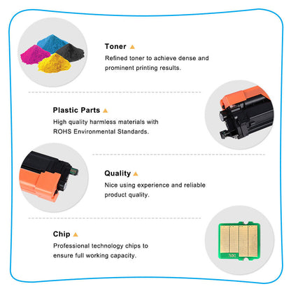 8PK TN227 Toner Cartridge compatible for Brother HL-L3270CDW HL-L3290CDW 3750CDW