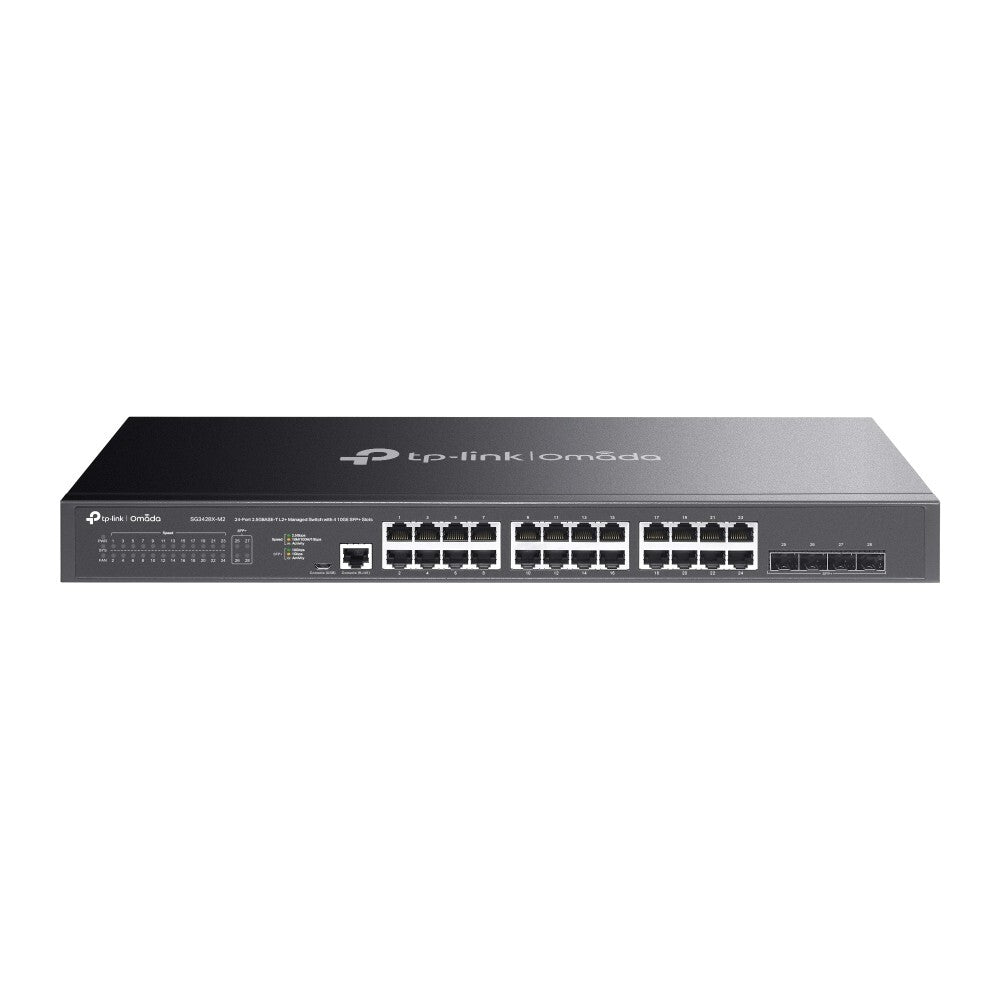TP-Link SG3428X-M2 | Omada 24-Port 2.5Gbps L2+ Managed Switch | 4* 10GbE SFP+