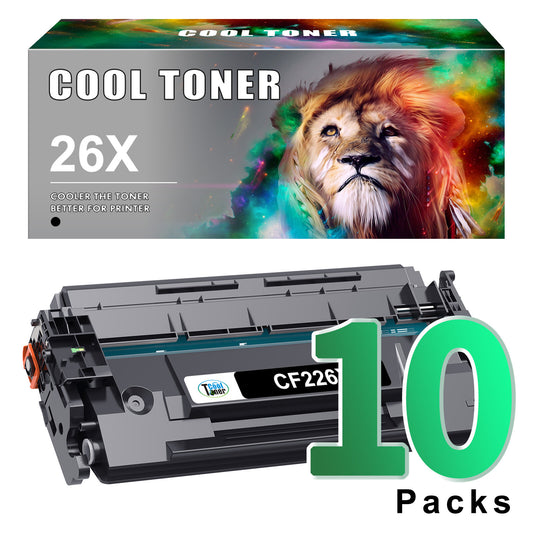 10 Pack CF226X 26X Toner Cartridge For HP LaserJet Pro M402 M402dn MFP M426fdn