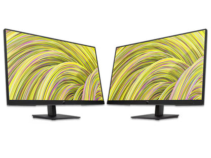 Dual HP P27h G5 FHD Monitor 27" FHD (1920 x 1080) 48-75 Hz Bundle
