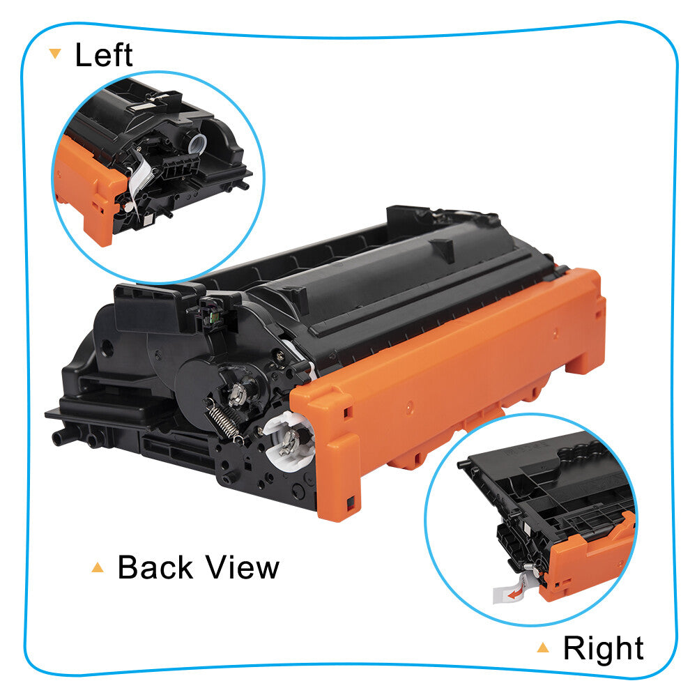 2x Toner Compatible with HP 37A CF237A LaserJet Enterprise M607dn M607n M608dn