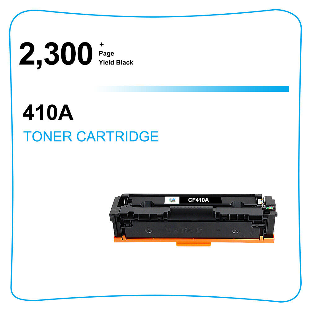 4PK Compatible with HP CF410A 410A Toner LaserJet Pro MFP M452dw M452dn M477fnw