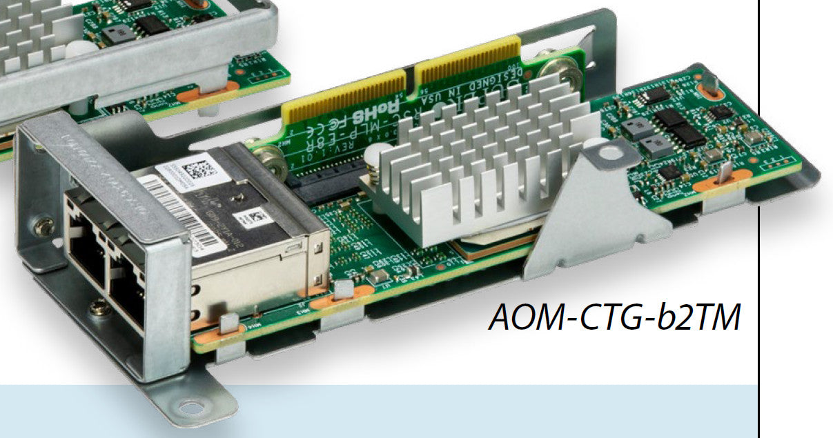SuperMicro AOM-CTG-B2TM MicroLP 2-port 10G RJ45, Broadcom BCM57416
