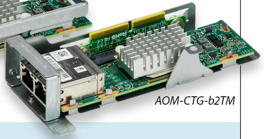 SuperMicro AOM-CTG-B2TM MicroLP 2-port 10G RJ45, Broadcom BCM57416