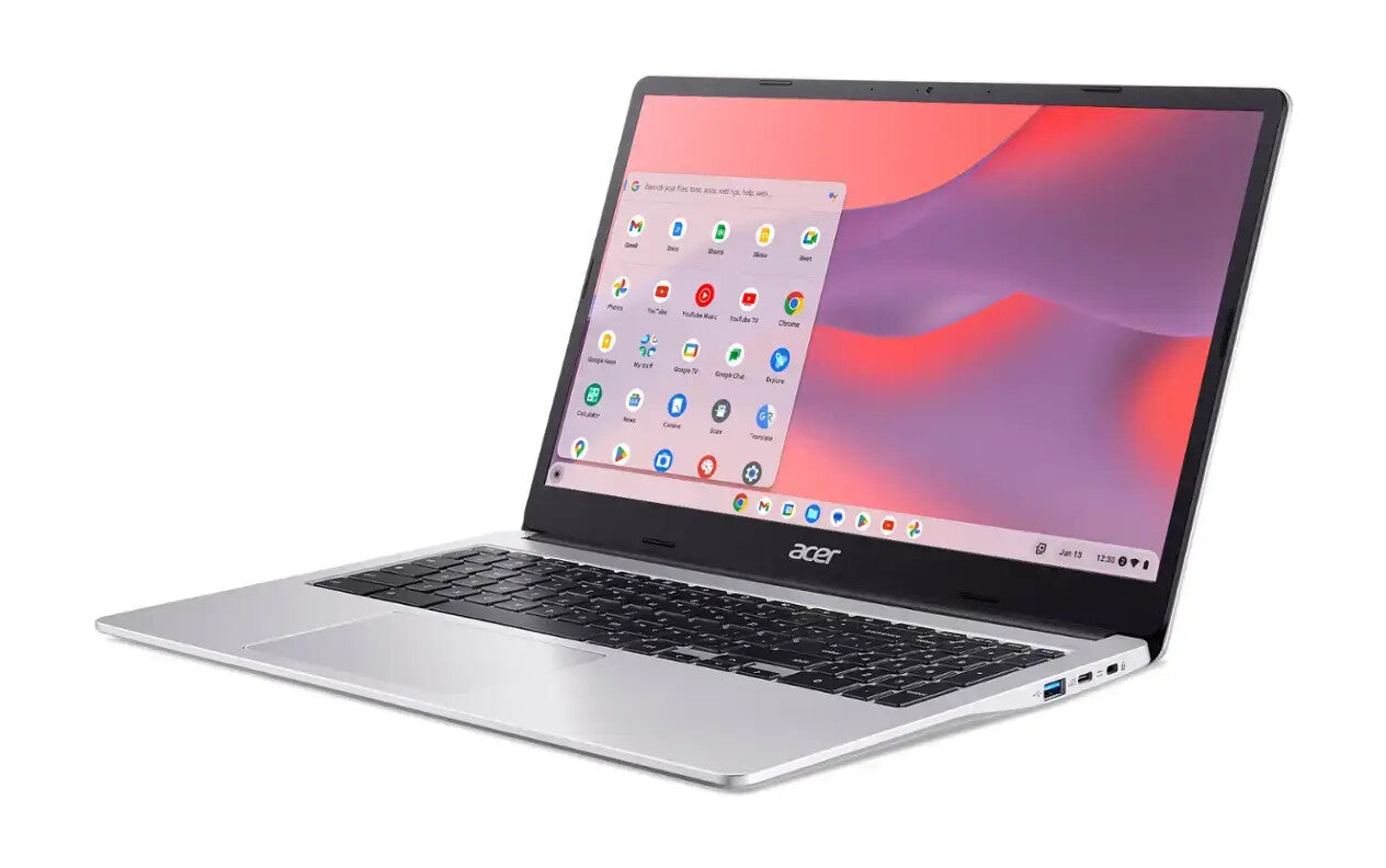 New Acer Chromebook 315 15.6" HD Quad-Core N6000 4GB 128GB eMMC Chrome OS Sleeve