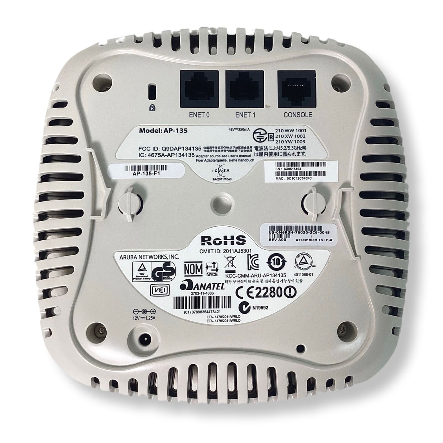 OEM Dell Aruba Networks AP-135 802.11n Dual Band Wireless Access Point M6R3H NEW