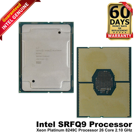 Intel Xeon Platinum 8249C 26-Core 2.1GHz 35.75MB 150W CPU FCLGA3647 SRFQ9