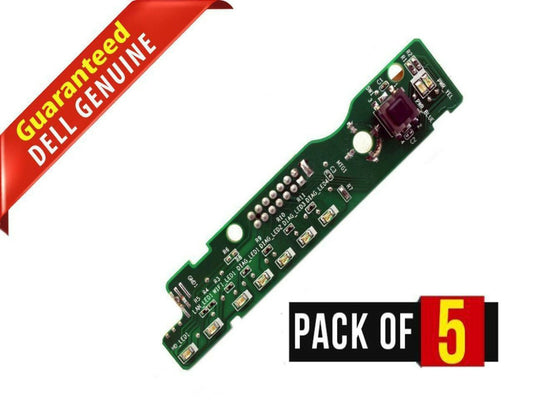 Lot x 5 Dell OptiPlex 960 SFF Power Board DCS4100 LED Button Control Panel M037F